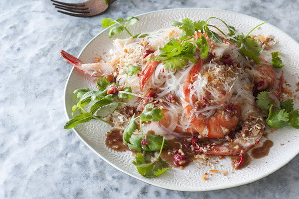 Asian seafood banquet